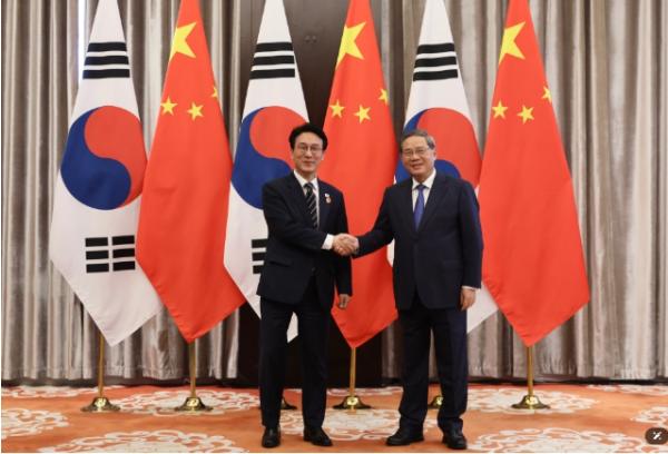 김민석 국무총리, 한중 총리회담 